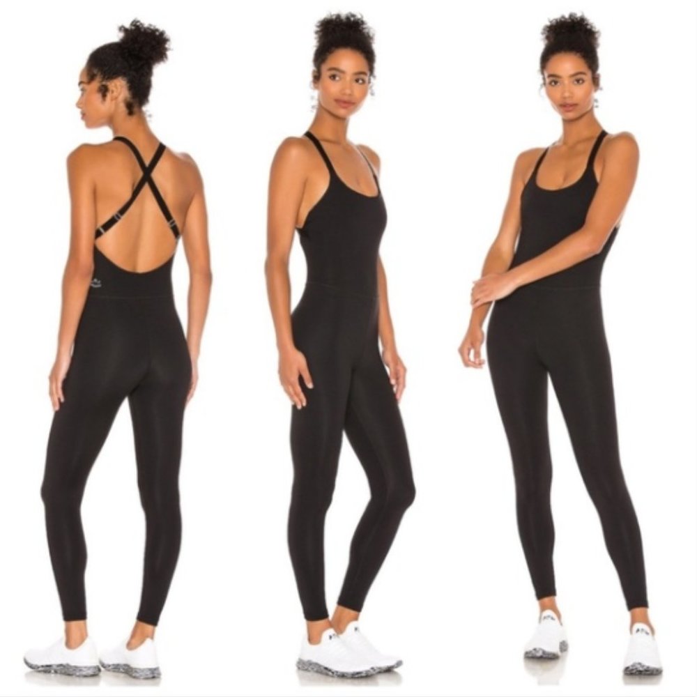 Beyond Yoga Play The Angles Jumpsuit Mauve Purple Size Large NWT
